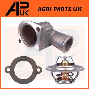Termostato 74 C y carcasa y junta para tractor Ford 5610 6410 6600 6610 - Imagen 1 de 4