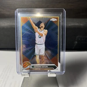 #164 Jayson Tatum 2023-24 Topps Chrome Basketball Base Boston Celtics - Picture 1 of 2