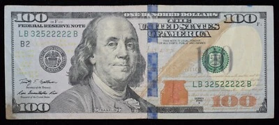 $100 dollar bill 2009A (SKU#82) - Image 1 of 2