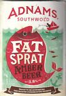 Used Curved Pump Clip Front - Adnams Brewery - Fat Sprat Amber Beer