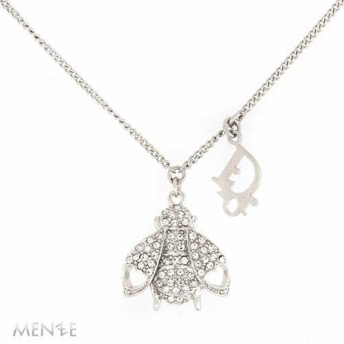 Collier Kette von Christian Dior "Biene" mit Kristalle (22269)