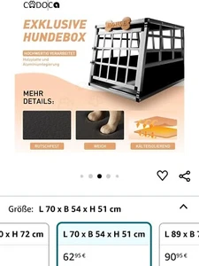 hundebox auto Alu - Bild 1 von 6