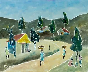Fritz Lamothe (Haiti,1933-?) oil painting 134669 - Picture 1 of 12