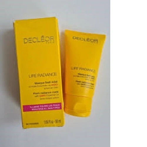 Máscara Flash Decleor Life Radiance con Saro ilumina la piel 1,69 oz/50 ml nueva en caja Foto 1 de 1