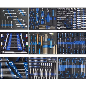 Werkzeugeinlage Werkzeugset Werzkzeug für Werkstattwagen 52x40cm Hammer Torx - Bild 1 von 10