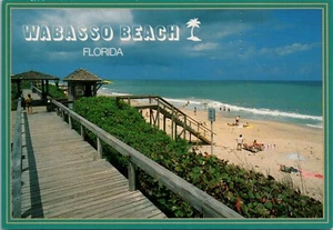 Wabasso Beach, Florida ~ Paradies zum Angeln und Bootfahren - Postkarte - Bild 1 von 2