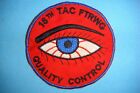 Vietnam War Patch, Usaf 18Th Tactical Fighter Wing Quality Control