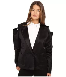 Chaqueta Blazer Vivienne Westwood 166512 Mujer Hombro Frío Negra Talla Grande - Imagen 1 de 3