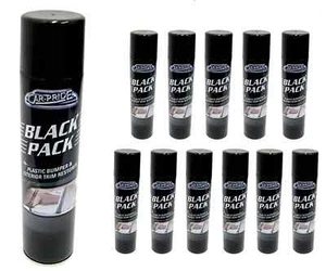 Car Pride Black Plastic Bumpers & Exterior Trim Restorer Cleaner Spray 300ml x12 - Picture 1 of 3