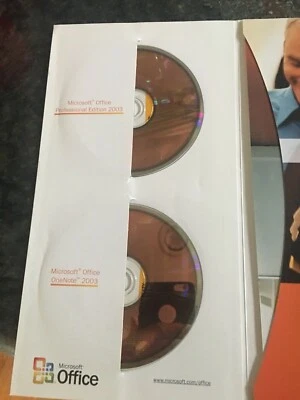 BRAND NEW AUTHENTIC Microsoft Office Professional Edition 2003, w/One Note+Keys. - Image 1 of 4
