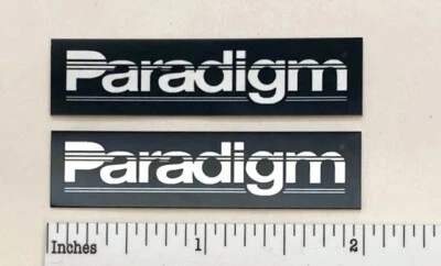 Par de altavoces paradigm hechos a medida de aluminio insignia  Foto 1 de 4