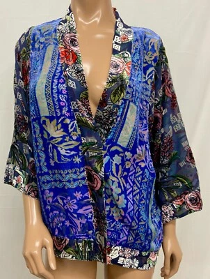 Kimono Johnny Was Carwin/Perséfone (reversible)- S-OL80161024 NUEVO CON ETIQUETAS Foto 1 de 4