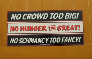 2015 JIMMY JOHN'S ADVERTISING METAL SIGN FRANCHISE SIGN 30" X 14" - Picture 1 of 8