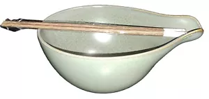 Artena Ramen Bowl with Chopsticks, 42oz Ceramic Noodle Bowl - Picture 1 of 15