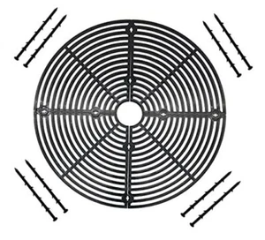 Plant Pot Grid Plant Pot Cover Plant Flower Protector,2Packs (11.8 Inch) Black - Picture 1 of 8