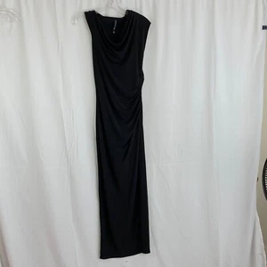 W118 By Walter Baker Black Sleeveless Stretch Formal Dress XS Asymmetrical Top - Picture 1 of 8