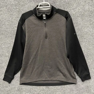 Nike Golf 1/4 Zip Pullover Sweatshirt Men’s Sz XL Gray Dri Fit 509095-010 - Picture 1 of 13