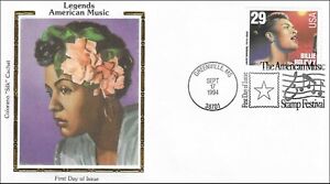 Billie Holiday Blues Jazz Legend Singer Music USA 2856 Colorano Silk FDC 1994