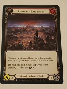 Scour The Battlescape (rot) WTR194 neuwertig Flesh And Blood Tcg Welcome To Rathe... - Bild 1 von 2