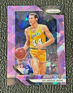 🔥JERRY WEST 2018 PANINI PRIZM PINK CRACKED ICE #'d 63/149!🔥LAKERS HOF! - Picture 1 of 2