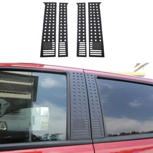 US Flag Style Window Pillar Posts Cover Trim For Chevy Colorado/GMC Canyon 2014+ - Picture 1 of 17
