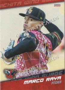 2024 Wichita Wind Surge Marco Raya RC Rookie Zwillinge kleine Karte - Bild 1 von 1