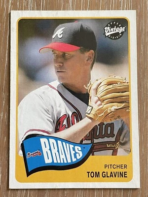 2003 Upper Deck Vintage Tom Glavine Atlanta Braves Baseball Card #34 - Image 1 of 2