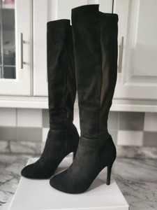 dune suede knee high boots