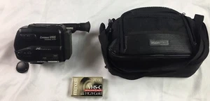 JVC GR-AX2 Compact VHS-C Video Movie Camera, case & New Tape. Untested FOR PARTS - Picture 1 of 11