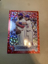 2022 Topps Vladimir Guerrero Jr. Bo Bichette Toronto Talent Red Foil /199