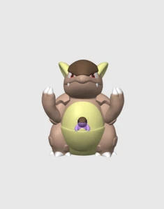 Linda figura de Pokémon de Kangaskhan Chibi regalo - Imagen 1 de 7