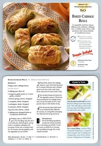 Baked Cabbage Rolls #50 Veg - Delicious Meals Made Easy 1996-7 Recipe Card - Picture 1 of 1