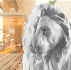 Lladró Porcellana artistica By Lladro.Animale Re della savana,Leone con cucciolo - Foto 1 di 8