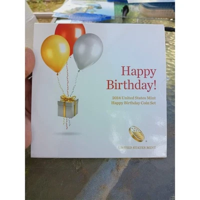 2014 U.S. Mint Happy Birthday Coin Set Uncirculated Proof - Image 1 of 4