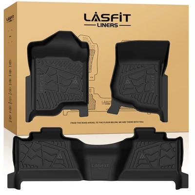 Floor Mat for GMC Sierra 2500 HD / Sierra 3500 HD 2008-2014 Crew Cab Waterproof - Imagem 1 de 4