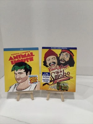 CHEECH & CHONG’S UP IN SMOKE & ANIMAL HOUSE Blu-ray Comedy Bundle  VGC - Bild 1 von 4