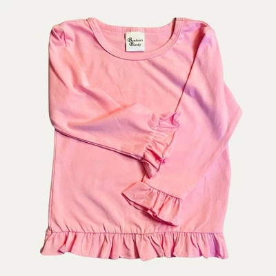 Cotton Spandex size 4T Gilrs blanks' shirts for personalized designs - Image 1 of 4