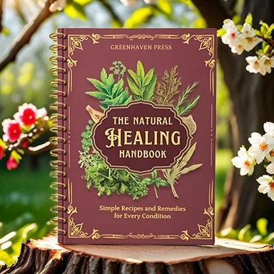 The Natural Healing Handbook Spiral-Bound Guide for Herbal Remedies and Natural - image 1 of 4