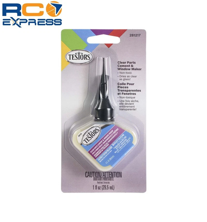Testors Clear Parts Cement and Window Maker 1oz TES281217 - Image 1 of 1
