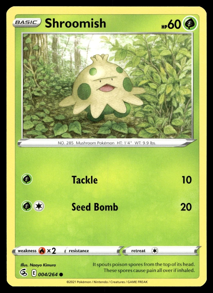 Shroomish 004/264 SWSH08: Fusion Strike - Image 1 of 2