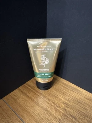 Eucalyptus Spearmint Stress Relief Aromatherapy Foot Scrub Bath & Body Works 4oz - Image 1 of 2
