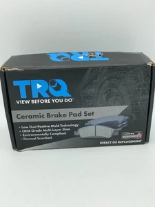 TRQ Front Premium Posi Ceramic Disc Brake Pad Set for Mazda 3 CX-3 New - Foto 1 di 16