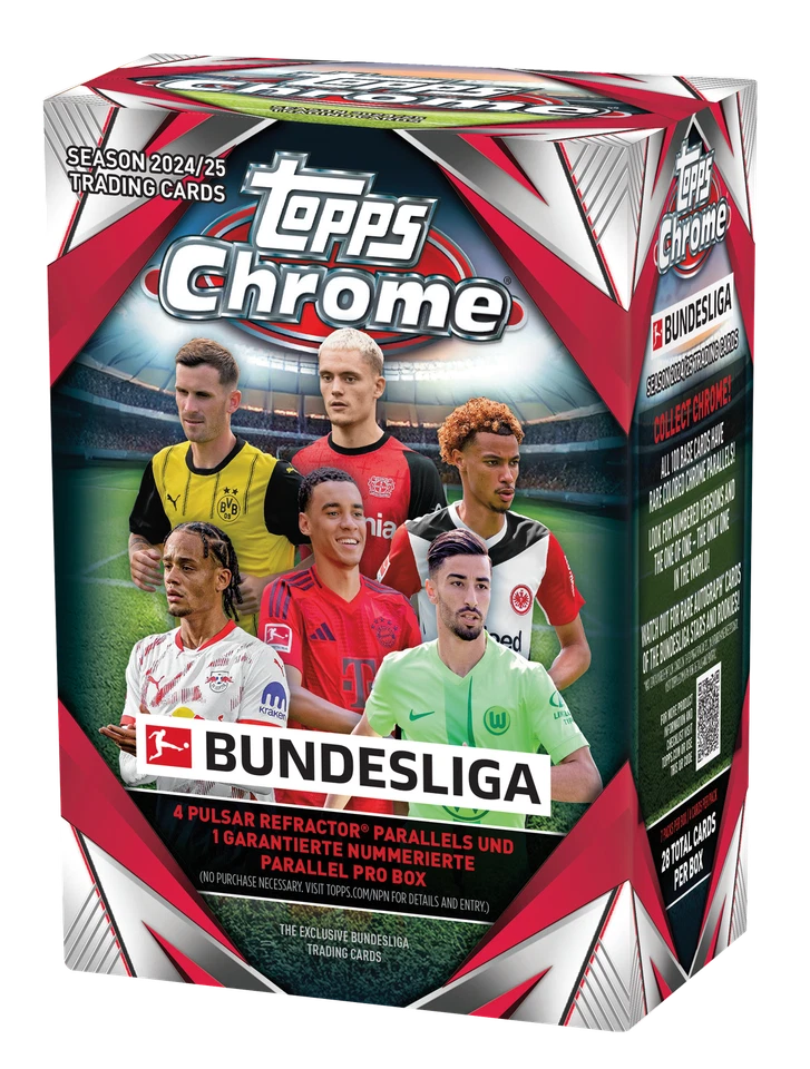 2025 Topps Chrome Bundesliga Value Blaster Box Fútbol Nuevo Sellado CANTIDAD Foto 1 de 1