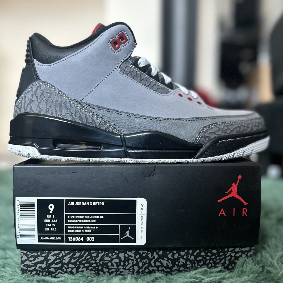 Jordan 3 Retro Stealth | eBay