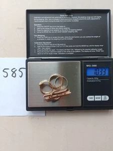 bruchgold schmelzgold Altgold 585er und 333er gesamt 23,24 gramm - Bild 1 von 4