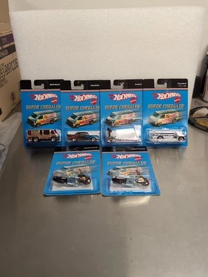Hot Wheels Super Chromes Lot Of 6. S'cool, GMC, Chevy, Scooter, Dragster. - Image 1 of 4