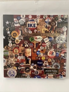 Vtg Springbok Pick  A Winner Jigsaw Puzzle Presidential Campaign Buttons Sealed! - Picture 1 of 3
