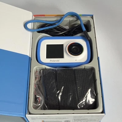 Polaroid ID922 Streaming Cam Digital Action Waterproof Camera - Blue New Tested - Image 1 of 4
