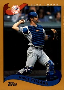 A0153- 2002 Topps Baseball Karten 201-400 + Rookies -du Pick- 15 + Gratis US - Bild 1 von 387