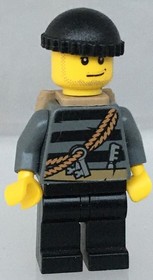 LEGO&reg; - Minifigure City Prisoner Criminal from 40110 Coin Bank - cty501 cty0501